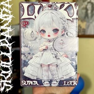 NEW Goth Anime PU Leather Binder Skull Panda Lucky Goth Punk A6 Journal Notebook